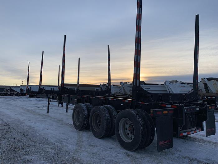 Used 2016 Cross Country Tridem Hayrack Logging Trailer