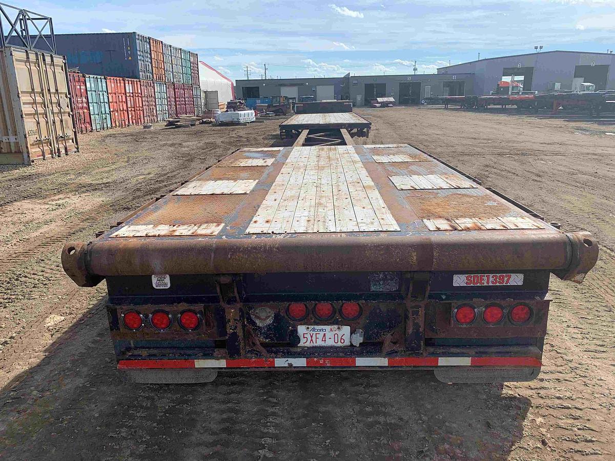 Used 2009 Thru-Way 53' Step Deck Extendable/Trombone