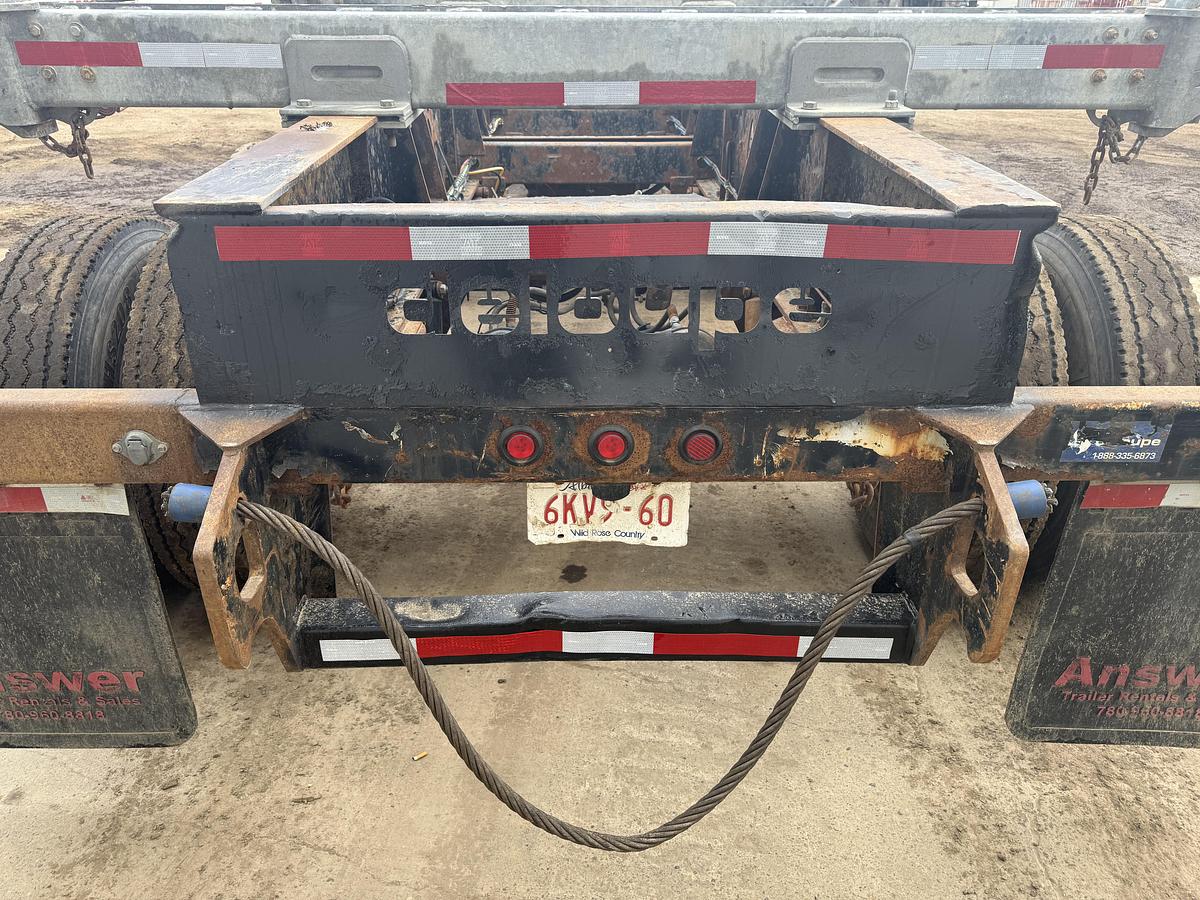 Used 2016 Deloupe Tridem Hay Rack Logging Trailer