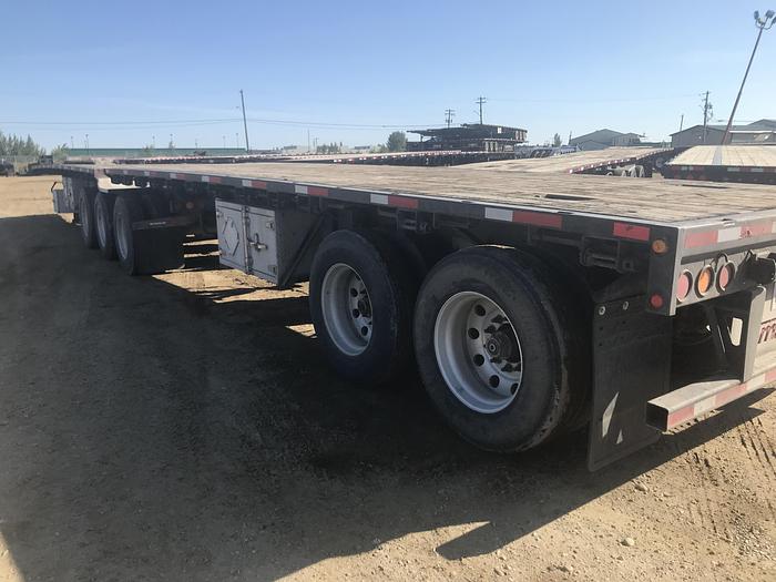 Used 2014 Manac Super B Flat Deck Trailer ATSB-230