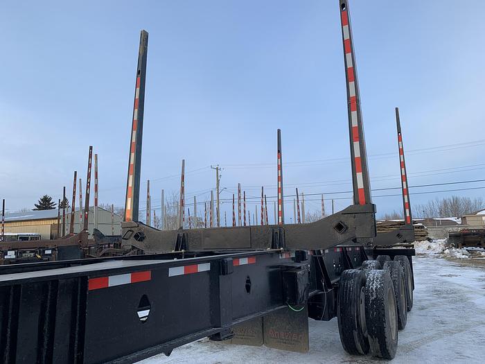 Used 2016 Cross Country Tridem Hayrack Logging Trailer