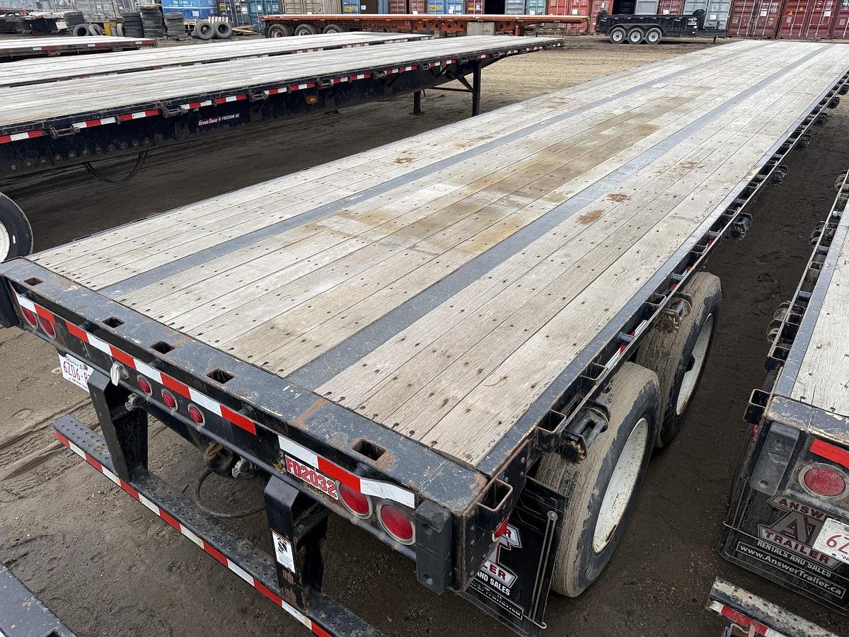 Used 2012 Great Dane 53' Tandem Flat Deck/Highboy Flatbed