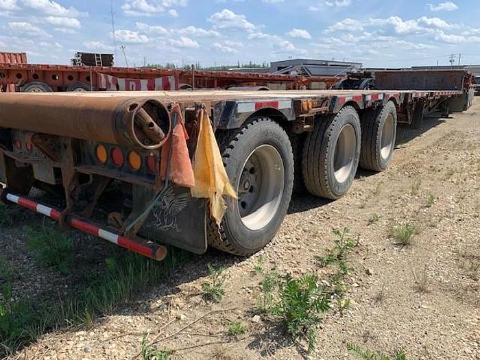 Used 2015 Manac 53' Tridem Extendable/Trombone Step Deck