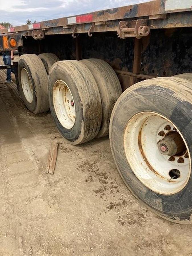 Used 2016 Manac 53' Tridem Flat Deck/Highboy - #FD1078