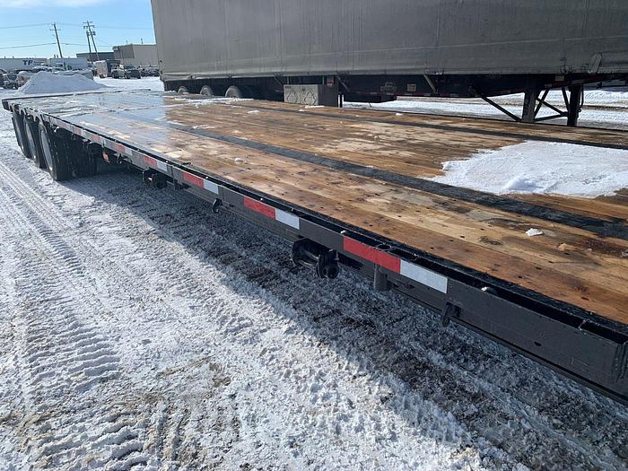 Used 2009 Manac Tridem Step Deck Extendable/Trombone