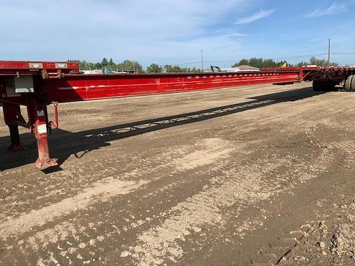 Used 2017 Manac 53' Tridem Extendable/Trombone Flat Deck