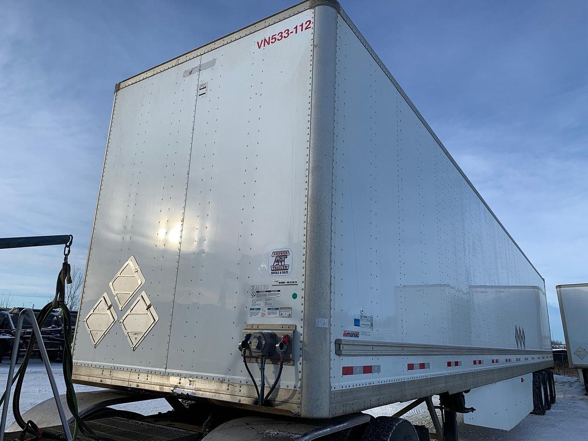 Used 2020 Manac 53' Tridem Dry Van