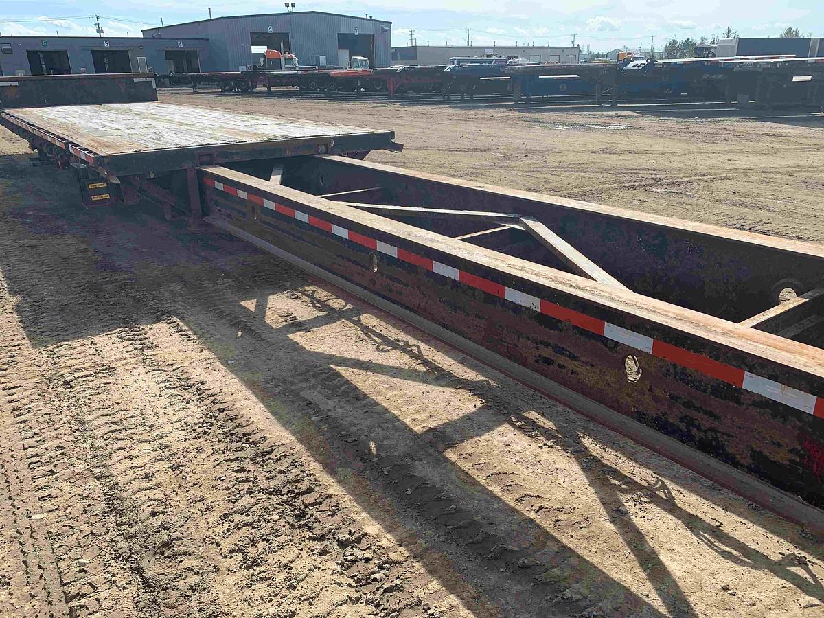 Used 2009 Thru-Way 53' Step Deck Extendable/Trombone