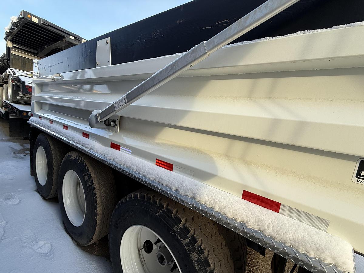 Used 2023 Load Line 17' Triaxle Pony Pup Gravel Trailer