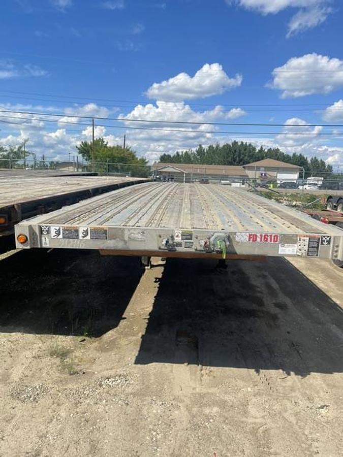 Used 2007 Wilson 48' Tandem Flat Deck/Highboy Steel/Aluminum Combo - #FD1610