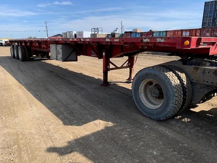 Used 2017 Manac 53' Tridem Extendable/Trombone Flat Deck