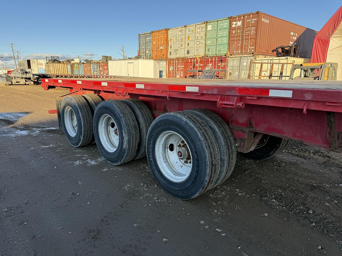 Used 2015 Manac 53' Tridem Flat Deck/Highboy