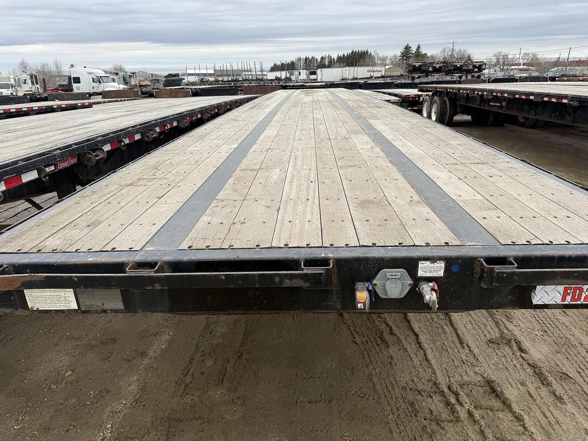 Used 2012 Great Dane 53' Tandem Flat Deck/Highboy Flatbed