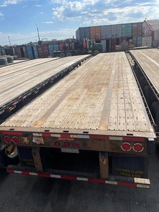 Used 2009 Great Dane 53' Tridem Flat Deck/Highboy