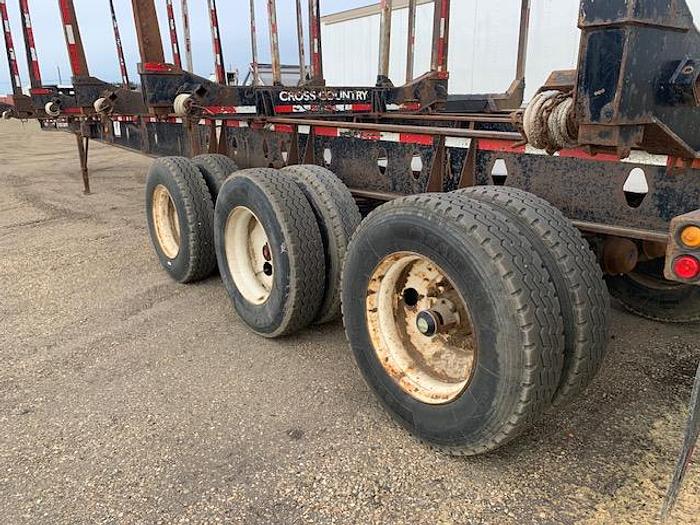 Used 2016 Cross Country Tridem Hay Rack Logging Trailer