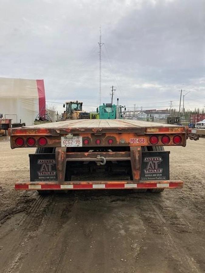 Used 2012 Manac 53' Tridem Flat Deck/Highboy - #FD1458