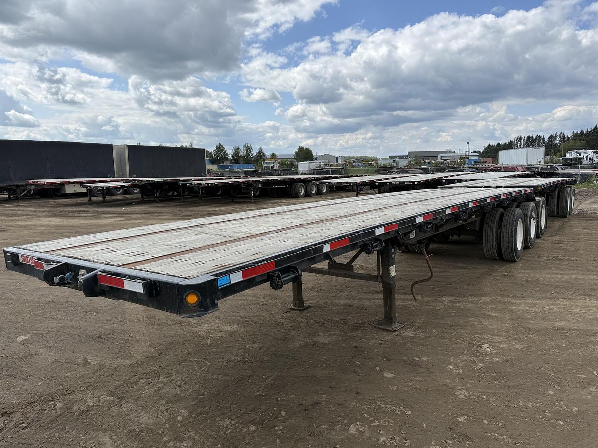 Used 2014 Manac Flat Deck Super B Lead/Pup