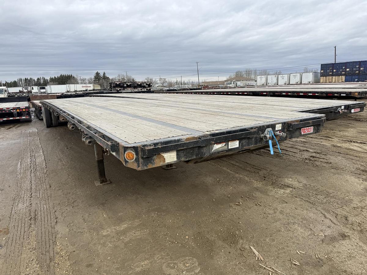 Used 2012 Great Dane 53' Tandem Flat Deck/Highboy Flatbed