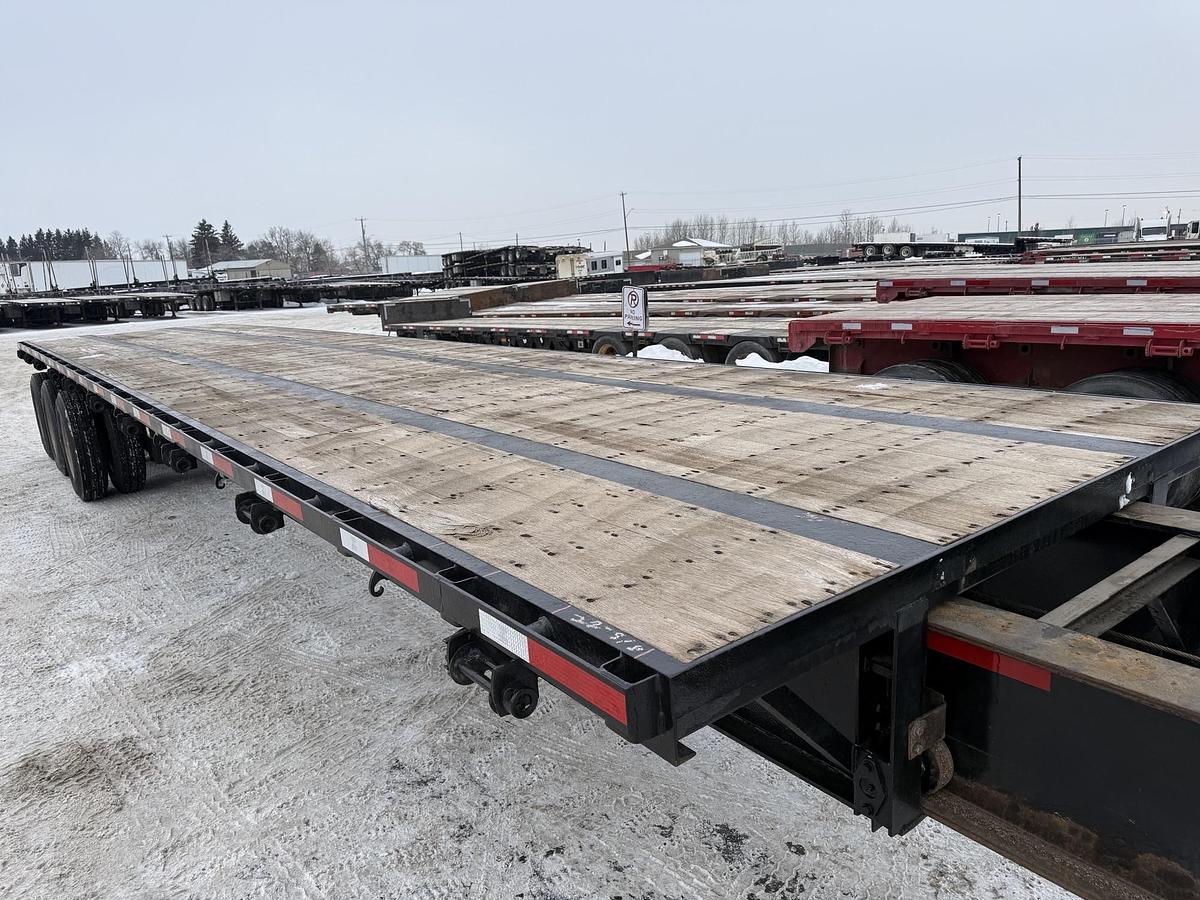 Used 2007 Manac 53' Tridem Extendable/Trombone Flat Deck