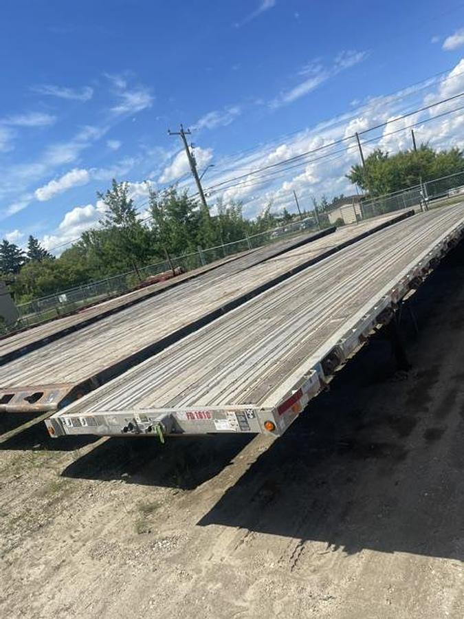 Used 2007 Wilson 48' Tandem Flat Deck/Highboy Steel/Aluminum Combo - #FD1610