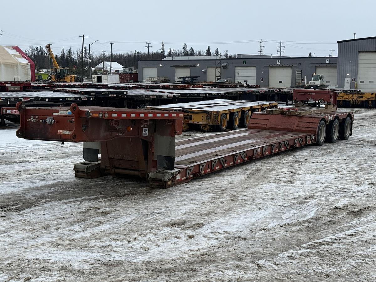 Used 2012 Manac 12 Wheel Double Drop Low Bed