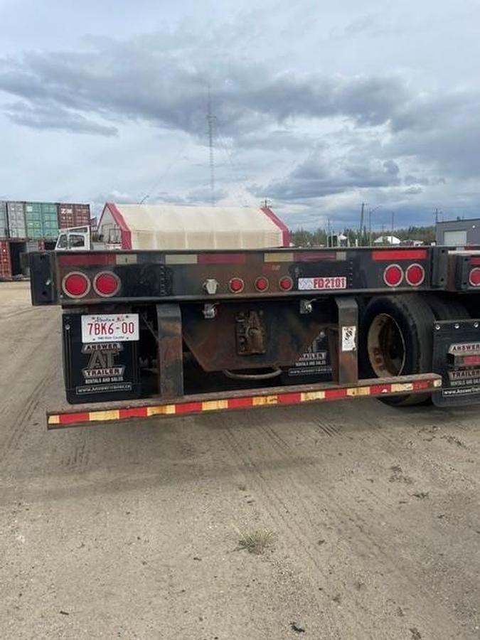 Used 2009 Great Dane 53' Tandem Flat Deck/Highboy Flatbed