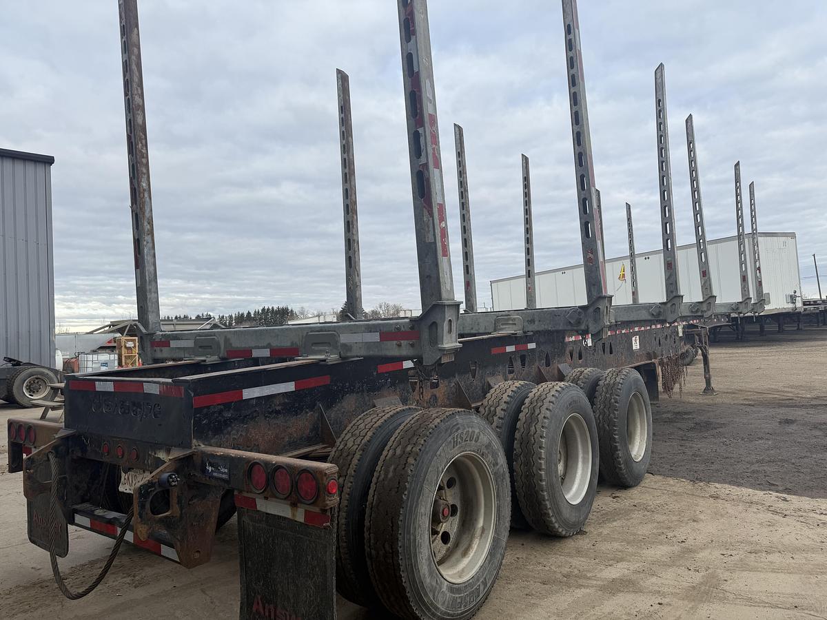 Used 2016 Deloupe Tridem Hay Rack Logging Trailer