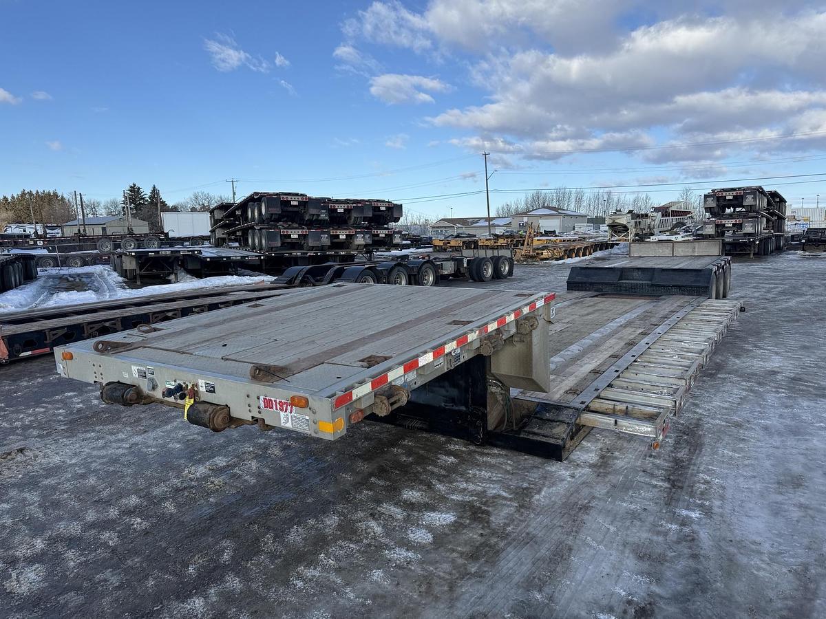 Used 2012 Muvall Tridem Double Drop Ag Trailer Mechanical RGN