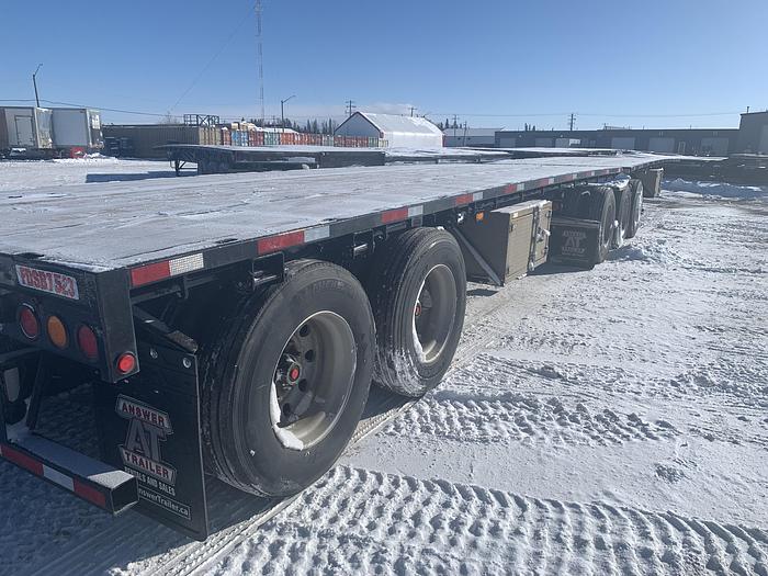 Used 2015 Manac Flat Deck Super B Lead/Pup