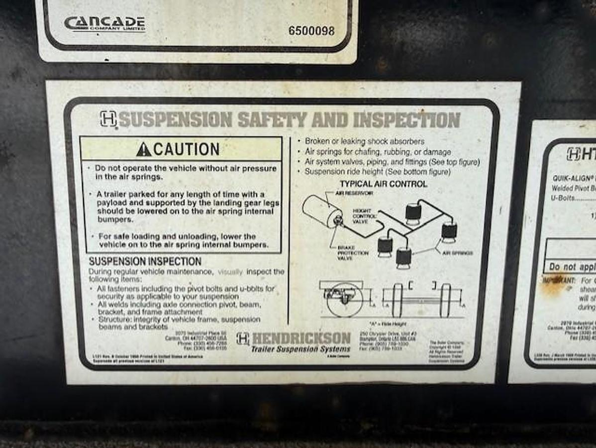 Used 2013 Cancade 53' Tridem Flat Deck/Highboy