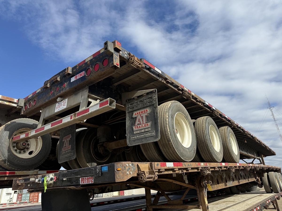 Used 2014 Manac 53' Tridem Flat Deck/Highboy