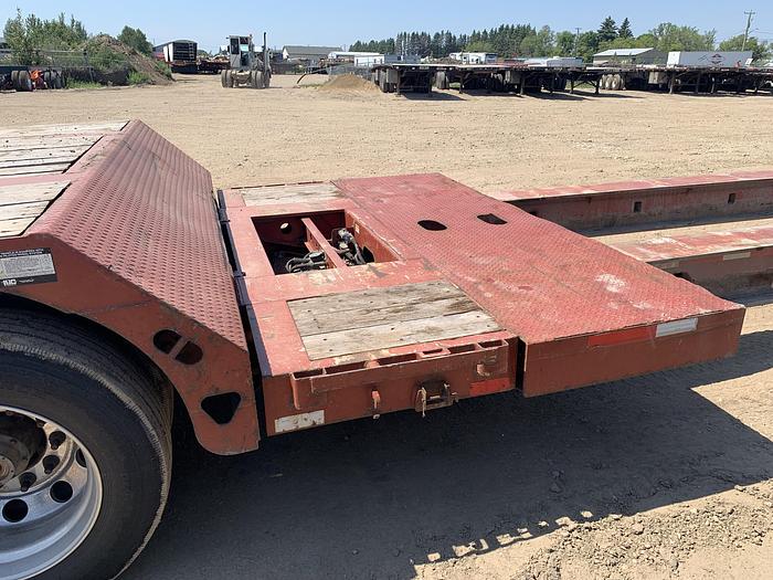 Used 2014 Trail King Double Drop Trombone Low Bed Combination