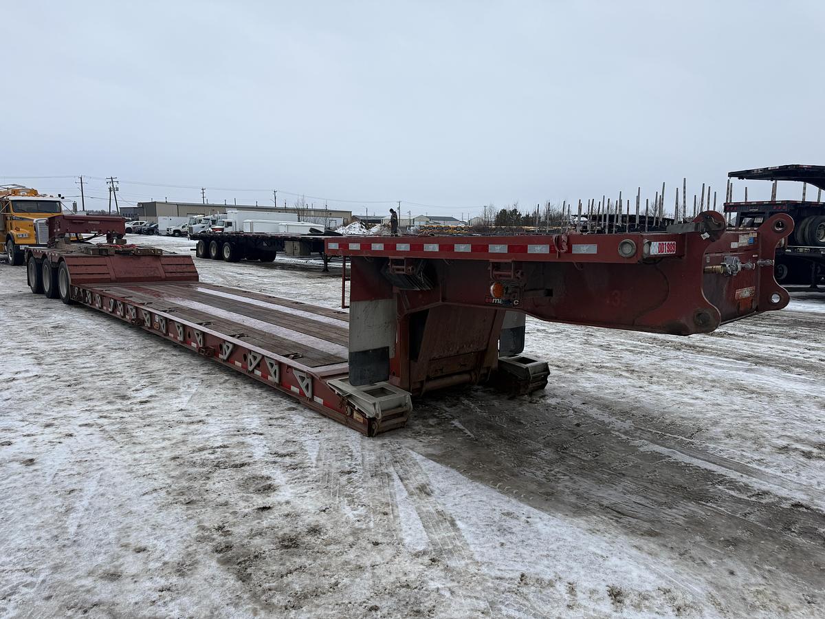 Used 2012 Manac 12 Wheel Double Drop Low Bed