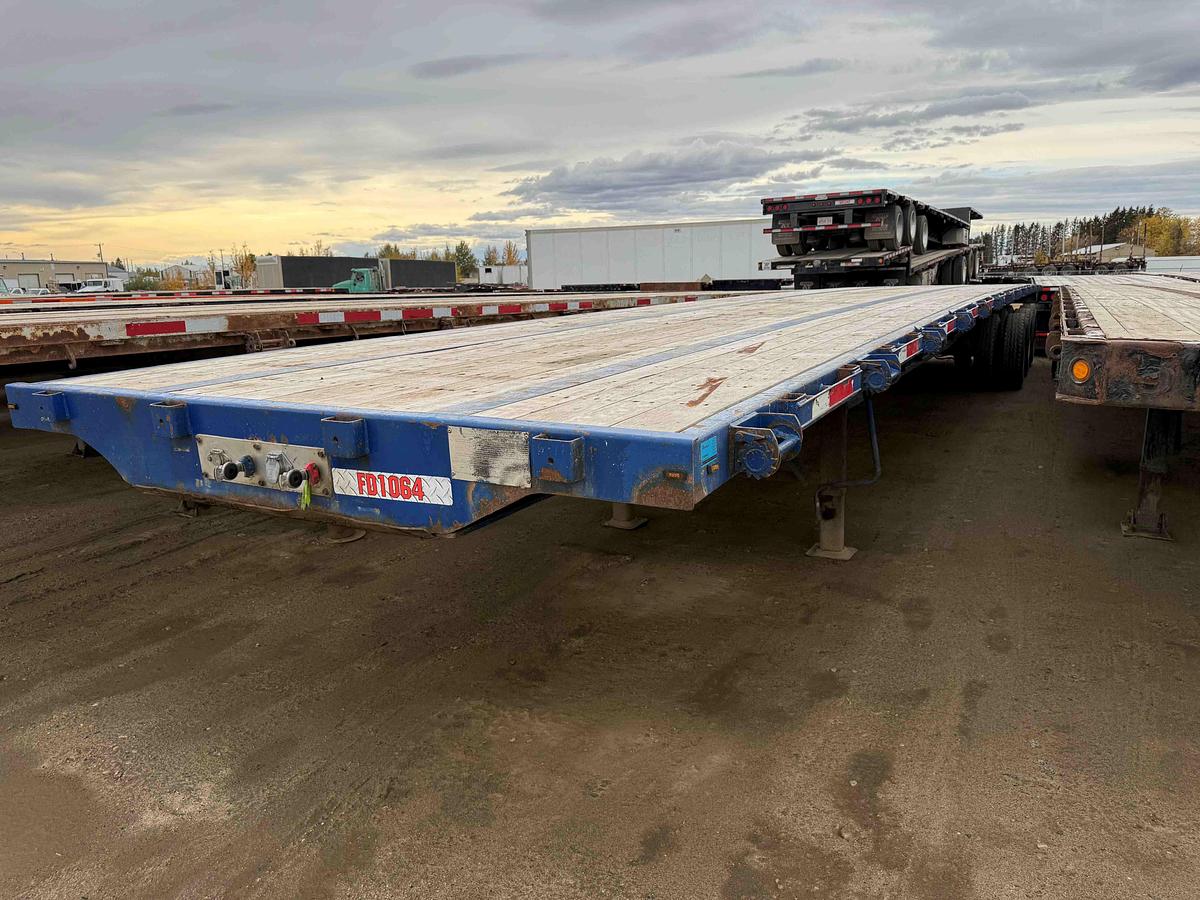 Used 2016 Transcraft 53' Tridem Flat Deck/Highboy