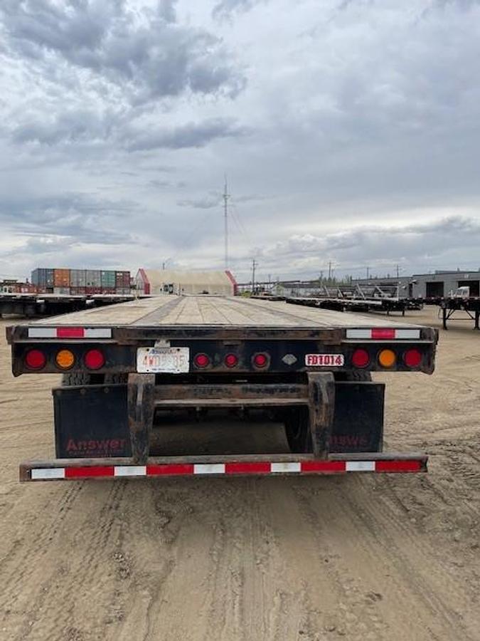 Used 2015 Manac 53' Tridem Flat Deck/Highboy - #FD1014