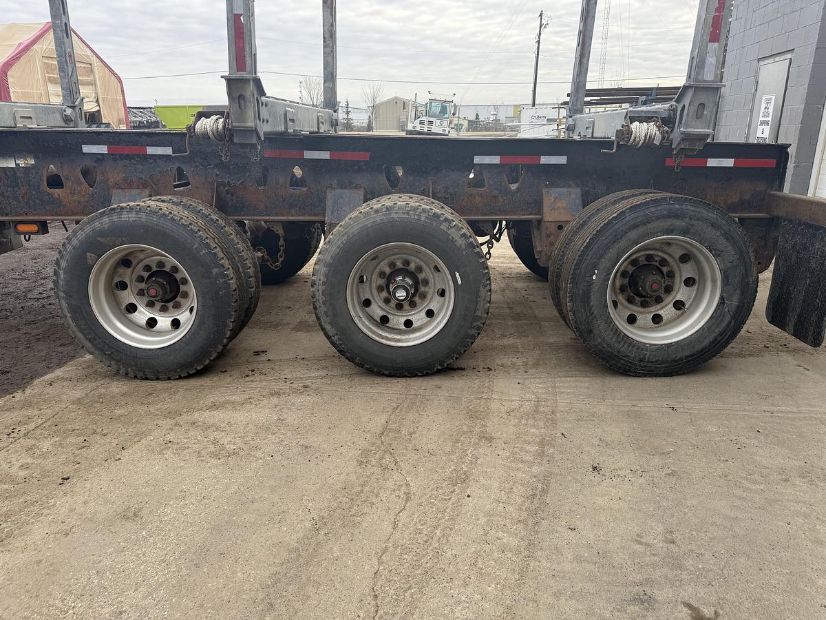 Used 2016 Deloupe Tridem Hay Rack Logging Trailer