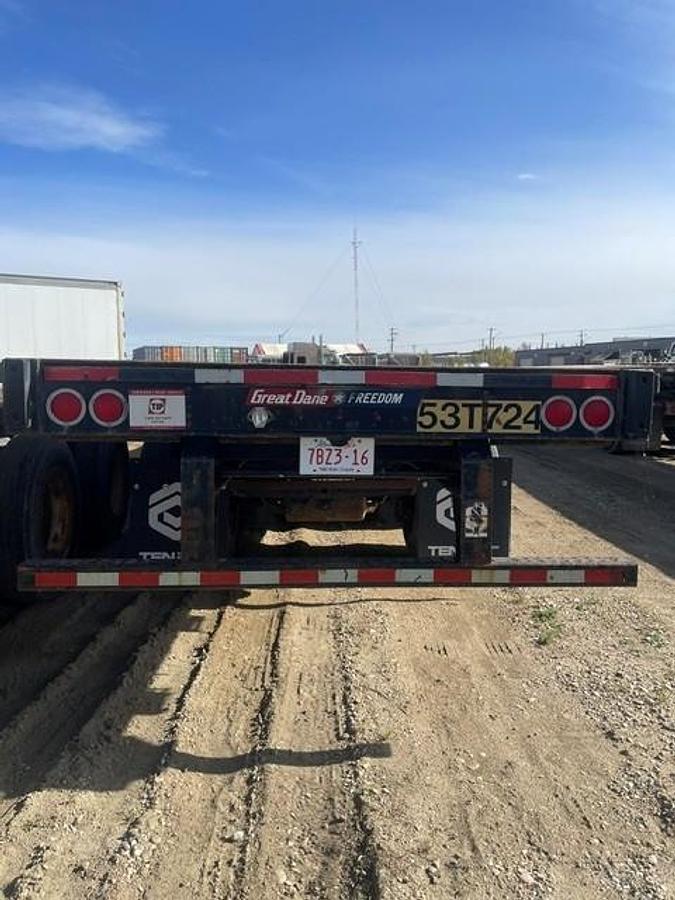 Used 2014 Great Dane 53' Tridem Flat Deck/Highboy