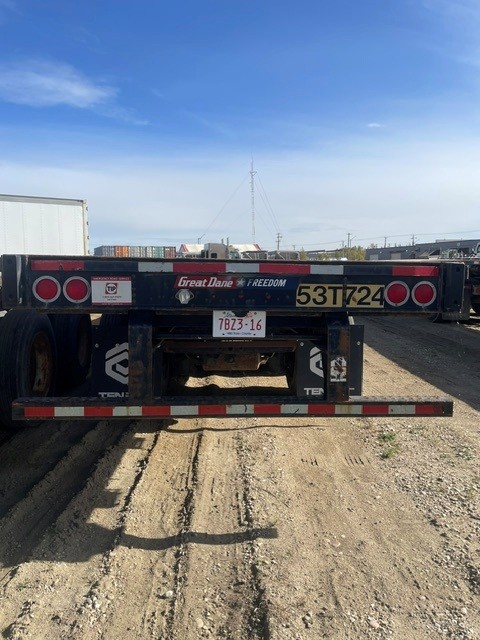 Used 2014 Great Dane 53' Tridem Flat Deck/Highboy