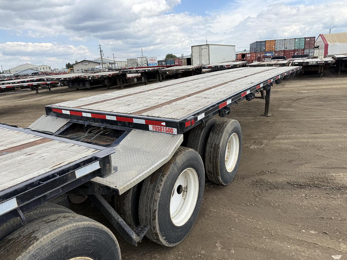Used 2014 Manac Flat Deck Super B Lead/Pup