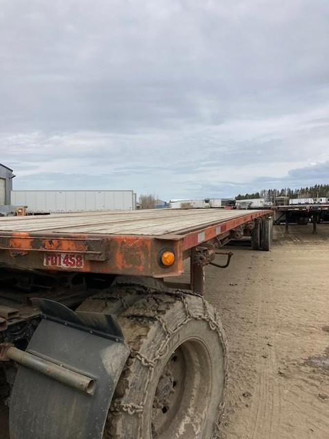 Used 2012 Manac 53' Tridem Flat Deck/Highboy - #FD1458