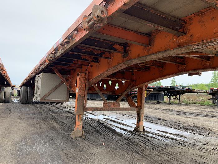 Used 2012 Manac 53' Tridem Flat Deck/Highboy