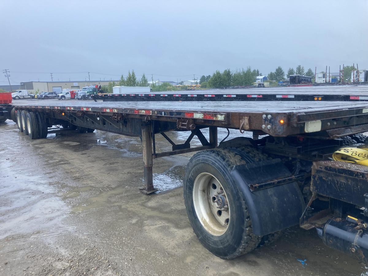Used 2014 Manac 53' Tridem Flat Deck/Highboy