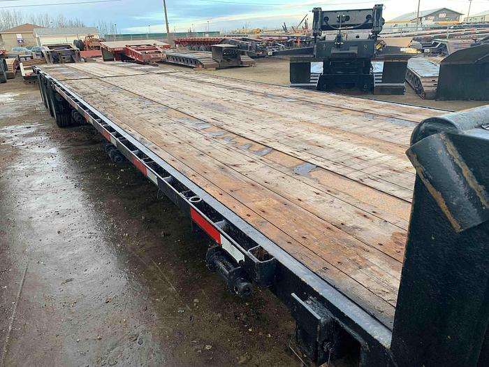 Used 2012 Manac Tridem Step Deck - Extendable/Trombone