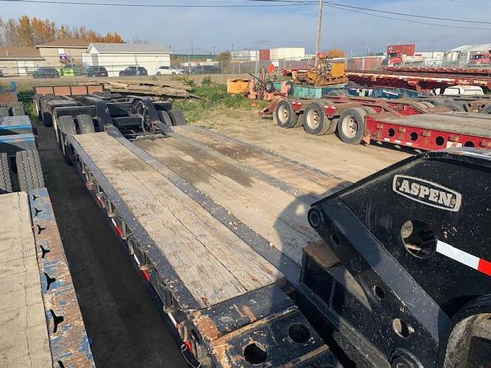 Used 2000 Aspen Hydraulic Low Bed / Low Boy Tandem Cali 9 Axle Combination