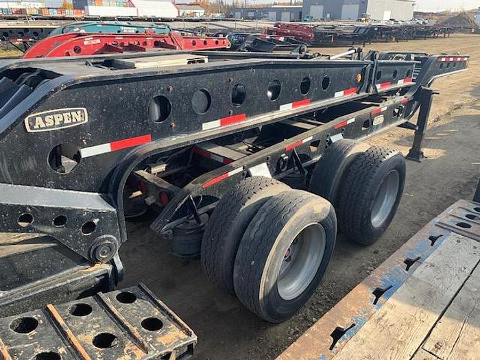 Used 2000 Aspen Hydraulic Low Bed / Low Boy Tandem Cali 9 Axle Combination