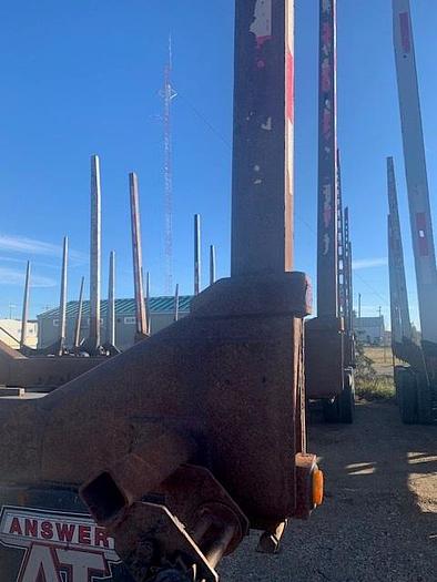 Used 2014 Doepker Tridem Hay Rack Logging Trailer