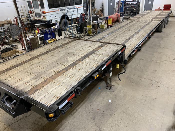 Used 2012 Manac 53' Tridem Extendable/Trombone Step Deck