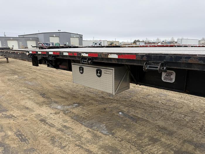 Used 2015 Fontaine 53' Tridem Extendable/Trombone Flat Deck