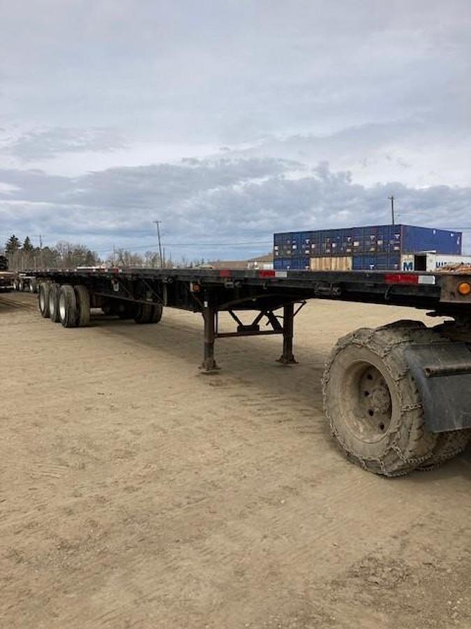 Used 2016 Manac 53' Tridem Flat Deck/Highboy - #FD1621