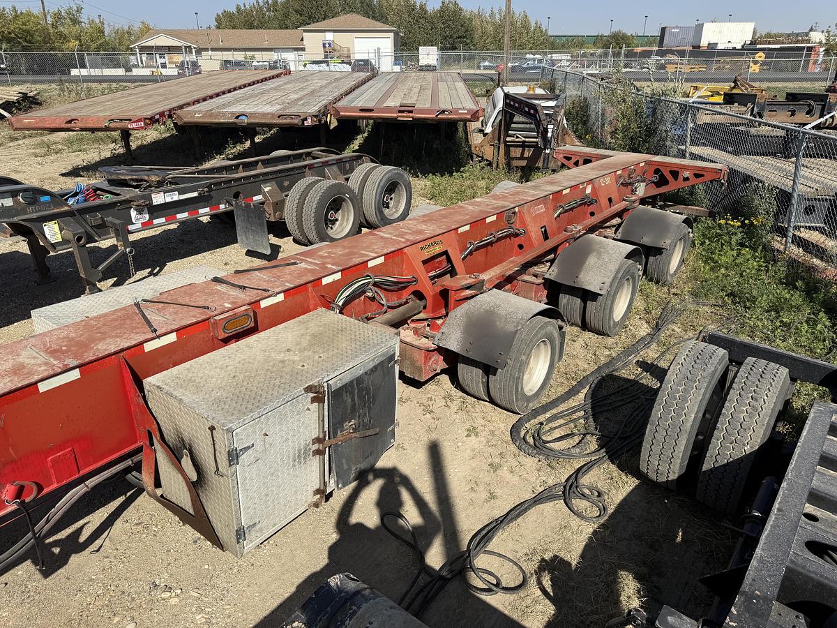 Used 2011 Temisko Expandable Wind Blade and Tower Trailer